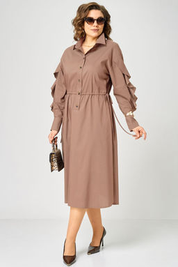 Платье EVA GRANT 7223 мокко