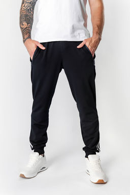 Брюки без начёса из футера двунитки