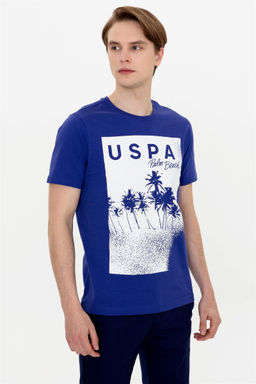 U. S. Polo Assn Мужская синяя футболка с круглым вырезом - U.s. polo assn фото 10