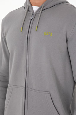 Свитшот мужской U.S. Polo Assn серый  фото 14