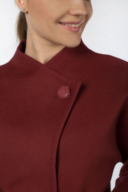 Пальто женское демисезонное (пояс) - El podio фото 5