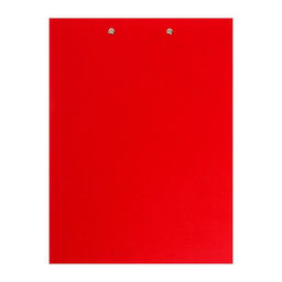 Папка-планшет с зажимом А4, 2 мм, Calligrata прочная, картон/бумвинил, красная (клипборд с крышкой)
