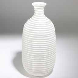 Ваза для цветов «Аркадия» из стекла, белая 38.5×18.5×18.5 см