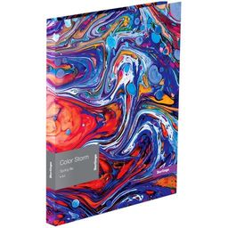 Папка с пруж. скоросшивателем BERLINGO "Color Storm" с рисунком (FS4_17031) 600мкм, 17мм