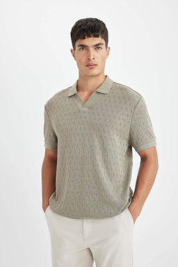 Regular Fit K?sa Kollu Polo Tisort - Defacto фото 10