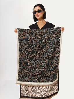 в составе ШЕРСТЬ и КАШЕМИР Большой, мягкий, теплый двусторонний палантин - Tantino фото 18