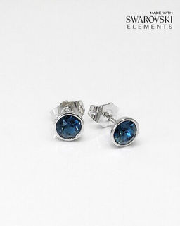 Серьги с кристаллами Swarovski