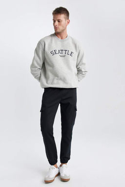 Узкие брюки-карго с карманами и нормальной талией Jogger - Defacto фото 6