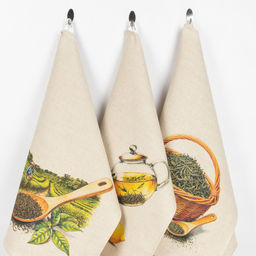 Комплект полотенец из 3 шт 22С145-ШР+К/п.р/фкор 45*60 "Чай-3" цв. 1 рис. 73