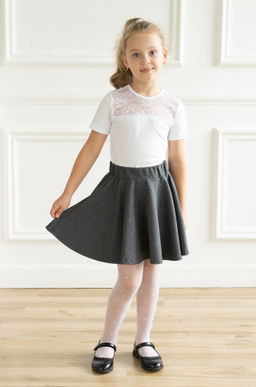 Джемпер детский белый Д-252 (122-128, 64)