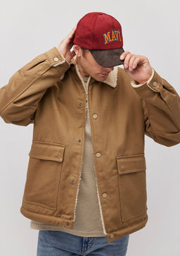 Mavi Logo Bask?l? Bordo Sapka