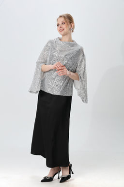 Костюм NIKVA н1013-2 серебро и чёрный  фото 7