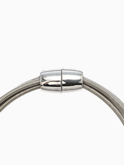 Набор 2 предмета: колье, браслет Бусина на нитях, цвет серебро