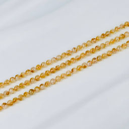 Бусины для украшений из Цитрина (60 бусин) 39 см