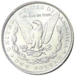 Монета 1 доллар 1886 года США Доллар Моргана