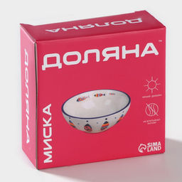 Миска Доляна Лаванда, 220 мл, d=11 см, цвет белый  фото 7