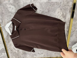 Футболка поло однотонная