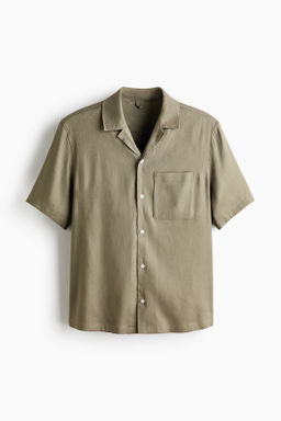 Camisa en mezcla de lino Easy Care Regular Fit - H&m фото 3