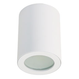 DLC-S606 GU10 IP44 WHITE Светильник декоративный накладной, серия Sotto. Без лампы, цоколь GU10. Металл. Белый. TM Fametto