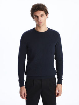 Bisiklet Yaka Erkek Triko Kazak