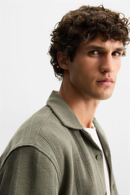 TEXTURED JACQUARD SHIRT - Zara фото 6