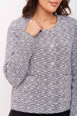 ЗЛАТА Жакет М 3243/серый