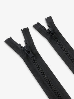 Цена за 10 шт. Молния «Трактор», №8, разъёмная, 2 замка, замки автомат, 110 см, чёрная