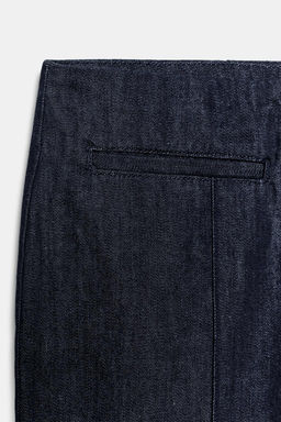 PANTAL?N CAPRI DENIM ZW COLLECTION / Azul - Zara фото 12