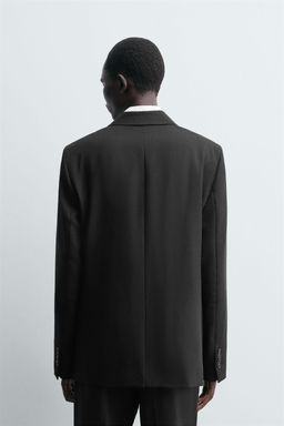 100% WOOL DOUBLE-BREASTED SUIT BLAZER - Zara фото 3