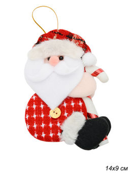 Елочное урашение Дед Мороз 9*14 см / Е127 /уп 10/400/ - Галеонтрейд фото 2