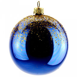 Елочная игрушка шар стеклянная Тайна, ручная художественная роспись, подарочная упаковка, набор 4шт (Россия) - Домашняя мода фото 2