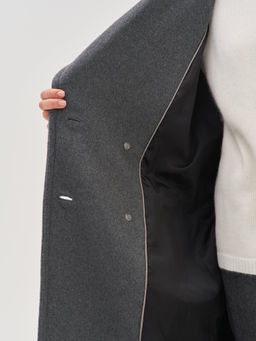 Пальто демисезонное "Графит" женское