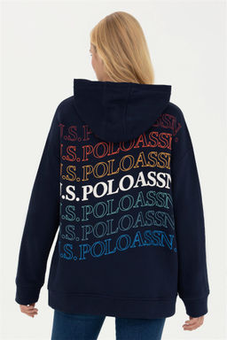 Женский темно-синий свитшот Неожиданная скидка в корзине - U.s. polo assn фото 5