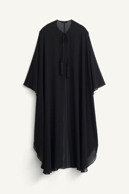 LONG TASSELLED CAPE X KATE MOSS - Zara фото 2