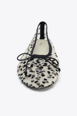 MESH BALLERINA WITH BOW - Zara фото 4