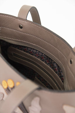 Сумка с аппликацией ДС-517-317 темный капучино - Protege фото 5