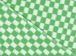 Одеяло байковое ОБ-200/1 100*140 "Клетка" цв. салатовый (Шуя)