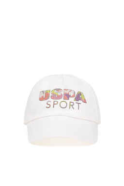 Шляпа женская U.S. Polo Assn белая хлопок  фото 2