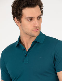 Z_mr_t Polo Yaka Slim Fit Basic Merserize T-shirt