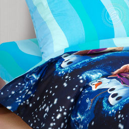 Магия снега 1,5 сп./Пододеяльник: 1 шт. - 215*145; Простыня: 1 шт. - 214*150; Наволочка: 2 шт. - 70*70; Поплин детский - Артпостель фото 3