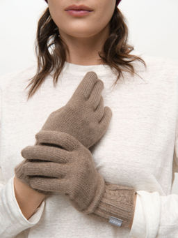 Перчатки из кашемира 31126 капучино