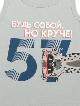 BUVD3271 майка для мальчиков - Pelican фото 2