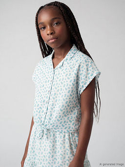 ?i?ekli K?z ?ocuk G?mlek