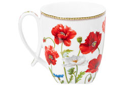 Кружка 300 мл 11*8,3*9,5 см Маки, фарфор NEW BONE CHINA - Elan gallery фото 14