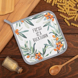 Цена за 2 шт. Прихватка Berry garden, 19×19 см, саржа,100% хлопок, ватин 250 г/м²