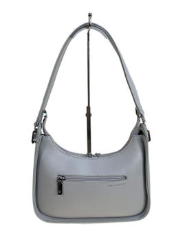 Женская сумка из искусственной кожи, цвет светло серый - Greta фото 2