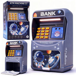 Копилка "Мой первый банкомат" (свет, звук) в коробке