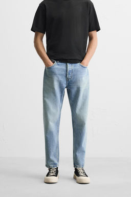 SLIM CROPPED-FIT JEANS - Zara фото 14