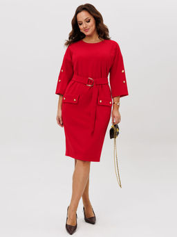 Платье Galean Style 998 красный