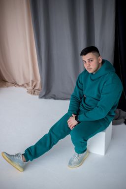 футер 3х нитка С НАЧЕСОМ качества ПЕНЬЕ Костюм мужской утепленный - Knitka wear фото 4